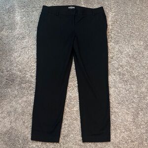Express Women's Black Cropped Pants
